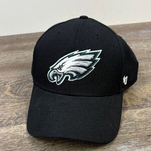 Philadelphia Eagles ’47 Brand Black Adjustable Hat | OSFA